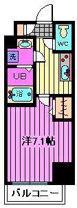 LIBR GRANT 大宮(1K/13階)の間取り写真