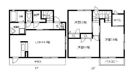 コルディア(3SLDK/2階)の間取り写真