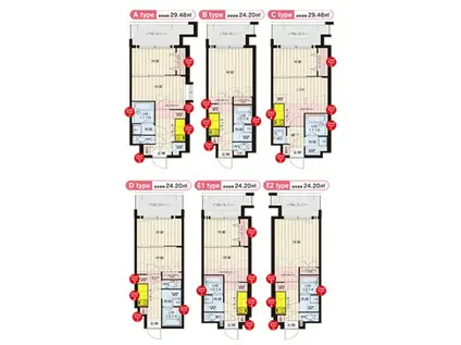 ORIENT BLD NO.87 マリアージュステーション(1K/10階)の間取り写真