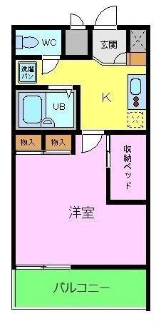レオパレスREZON中百舌鳥(1K/8階)の間取り写真