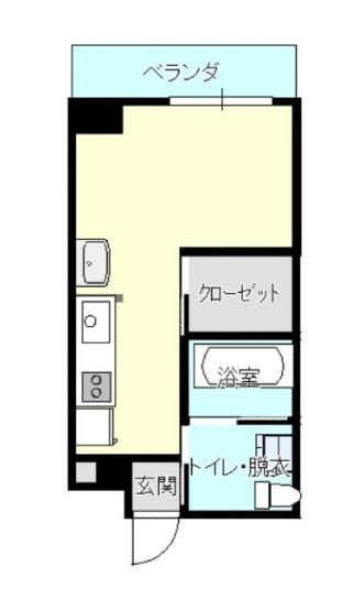 EASE COURT HAMBY(ワンルーム/3階)