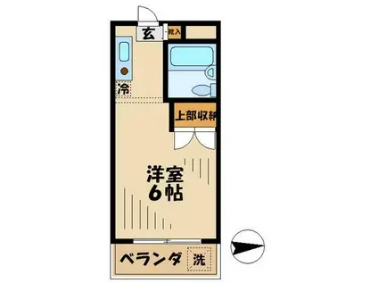 アートイン大塚(1K/1階)の間取り写真
