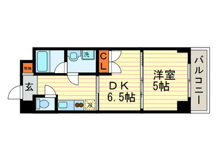プレシャス壱番館(1DK/3階)の間取り写真