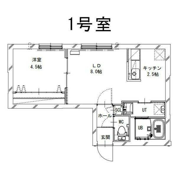 PARTIRE 裏参道(1LDK/3階)の間取り写真