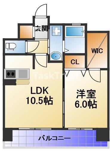 コモドガーデンヤマイチII(1LDK/4階)の間取り写真