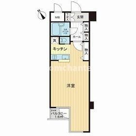 ライオンズプラザ保土ヶ谷(1K/2階)の間取り写真