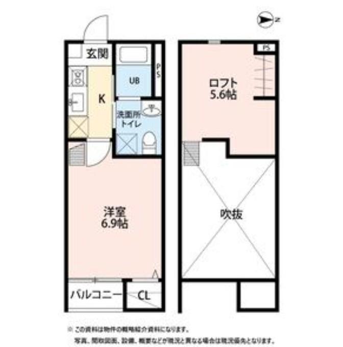 メンテ・クラシオン(1K/1階)の間取り写真