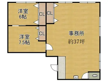 プレスト深江橋(2LDK/3階)の間取り写真