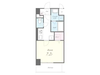 コージーコートVI(1K/2階)の間取り写真