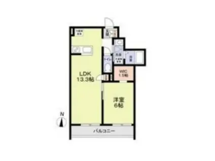 西東京市保谷町1丁目計画(1LDK/2階)の間取り写真