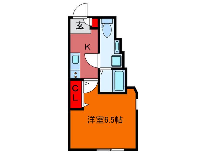 CERES西巣鴨(1K/4階)の間取り写真