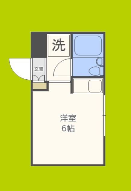 バスティオーネ此花(ワンルーム/4階)の間取り写真