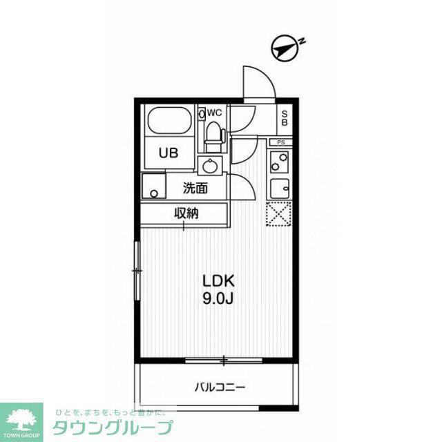 モアリッシェル代官山青葉台(ワンルーム/4階)の間取り写真
