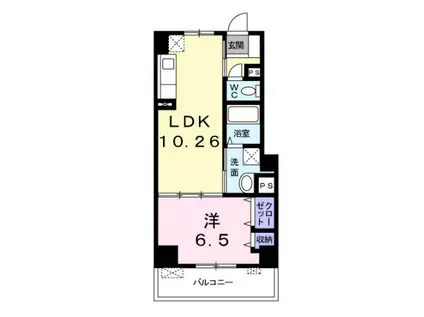 ヌーベル メゾン ヤマヤ(1LDK/3階)の間取り写真