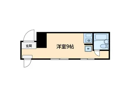 ブルックス東日暮里(ワンルーム/1階)の間取り写真