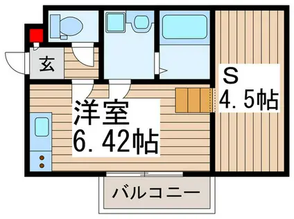 CATS ONE(ワンルーム/2階)の間取り写真