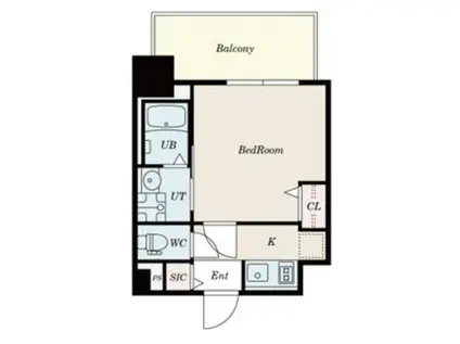 エスリードレジデンス大阪グランノースⅡ(1K/5階)の間取り写真