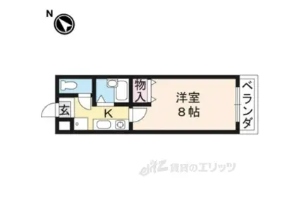 センチュリー玉川(1K/3階)の間取り写真