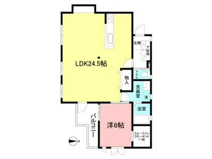 京成本線 町屋駅 徒歩7分 3階建 築17年(1LDK/3階)の間取り写真