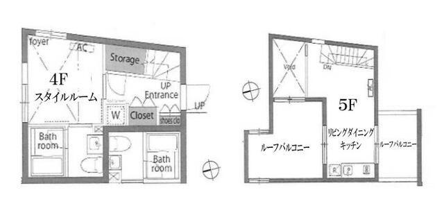 ミレドゥーエ笹塚(1LDK/4階)の間取り写真