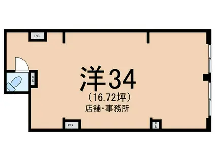 パティオ大泉学園(ワンルーム/1階)の間取り写真