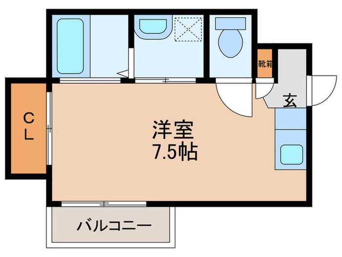 ルヴェル天保山(ワンルーム/8階)の間取り写真