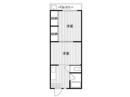 相模原ヴィレッヂ(2K/3階)の間取り写真