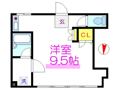 浅草線 半蔵門線 京成押上線 駅近 徒歩1分 最上階 1階セブン(ワンルーム/5階)の間取り写真