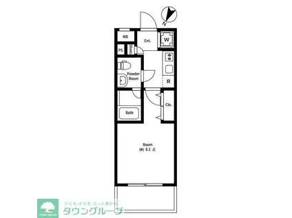 RELUXIA成増II(1K/4階)の間取り写真