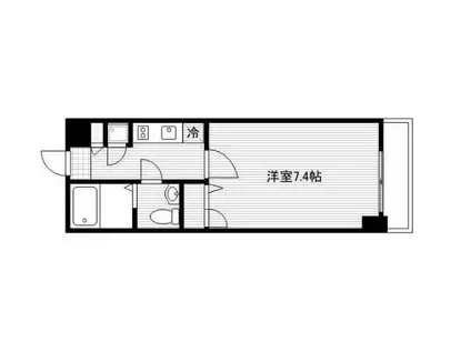 PROJECT NO.57 TOKYO MITO STREET(1K/7階)の間取り写真