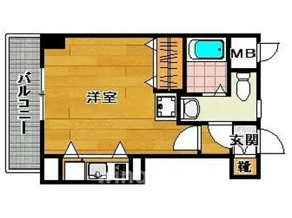 エステートモアサザンステーション(1K/7階)の間取り写真