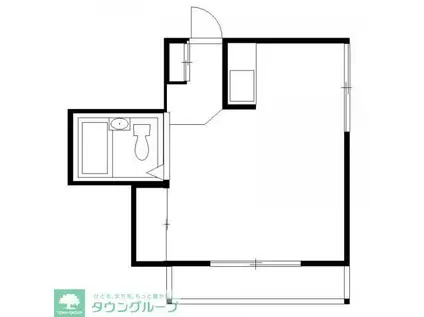 第一澤ビル(ワンルーム/4階)の間取り写真