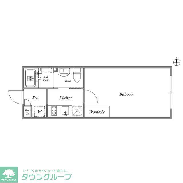 GRAN PASEO中野(1K/3階)の間取り写真