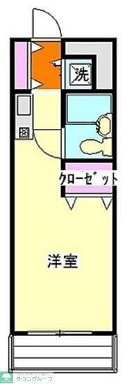 ウィンベルソロ前橋第3(1K/4階)の間取り写真