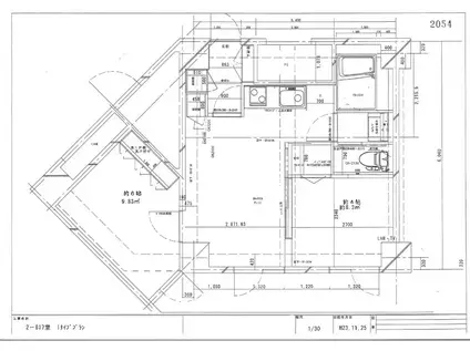 カレッジタウン(2LDK/8階)の間取り写真