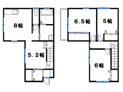 コンフォート八代(3LDK/1階)の間取り写真