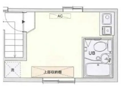 リプロン蒲田13(ワンルーム/1階)の間取り写真