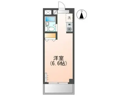 プレアール高島(1K/3階)の間取り写真