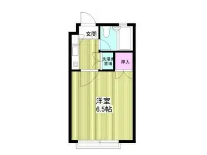 東京メトロ丸ノ内線 南阿佐ケ谷駅 徒歩4分 3階建 築29年(1K/3階)の間取り写真