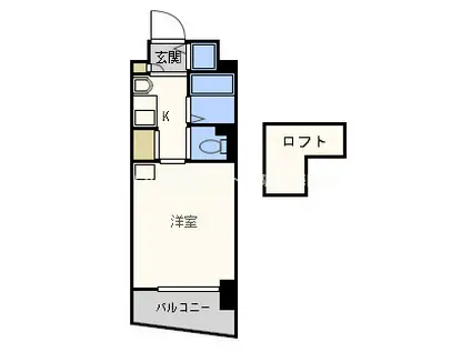エステムコート新大阪IIIステーションプラザ(1K/6階)の間取り写真