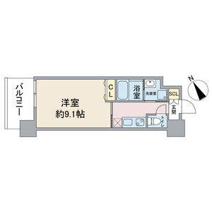 GOKISO TERRACE(1K/4階)の間取り写真