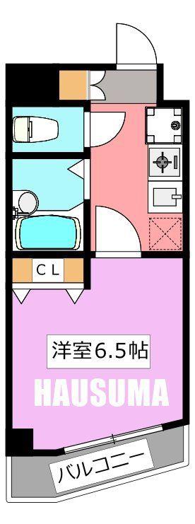 ブロード大塚(1K/7階)の間取り写真