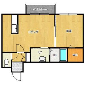 アバンセN45(1LDK/3階)の間取り写真