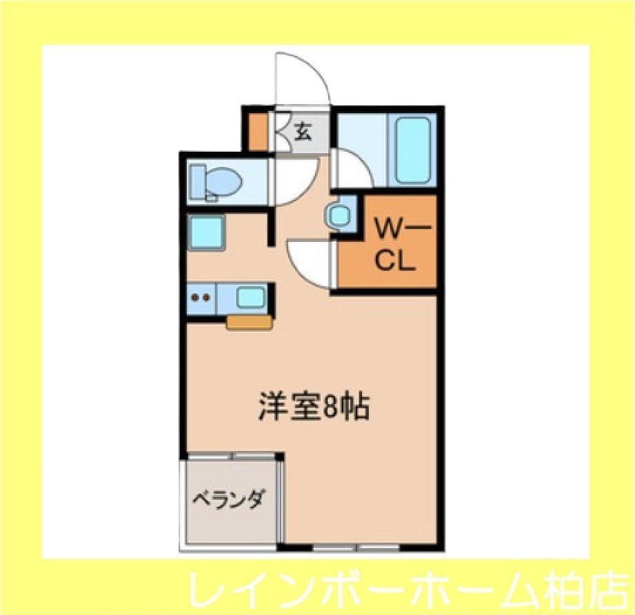 LA FLORENCE(ワンルーム/2階)の間取り写真