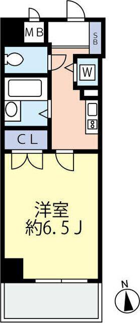 グランヴァン高田馬場(1K/3階)の間取り写真