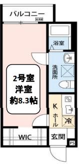 インフィニティ コヤスマチ(1K/3階)の間取り写真