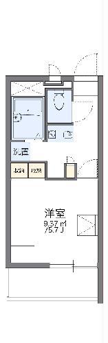 レオパレスSKK・マンションIII(1K/1階)の間取り写真