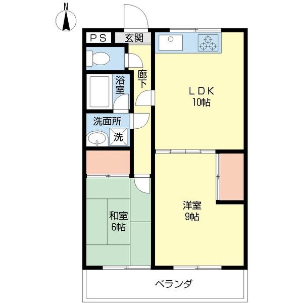 NASU27(2LDK/2階)の間取り写真