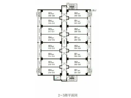 フュージョナル東墨田(1K/2階)の間取り写真