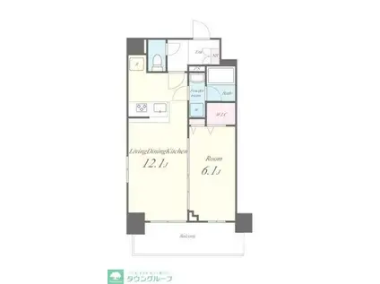 NOAHS ARK (1LDK/10階)の間取り写真